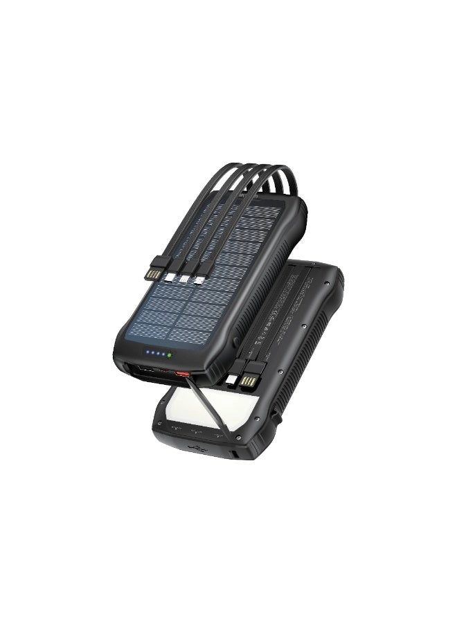 GNSOLF20PBBK - 20000 mAh 20 W Fast-Charging 3x USB-A Ports 3x USB-C Ports