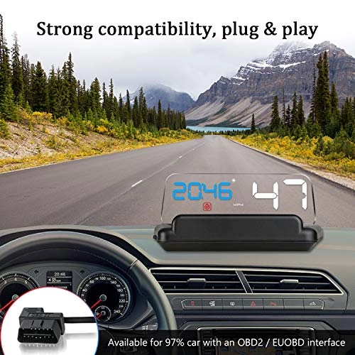 C500 - OBD2 HUD Digital Speedometer