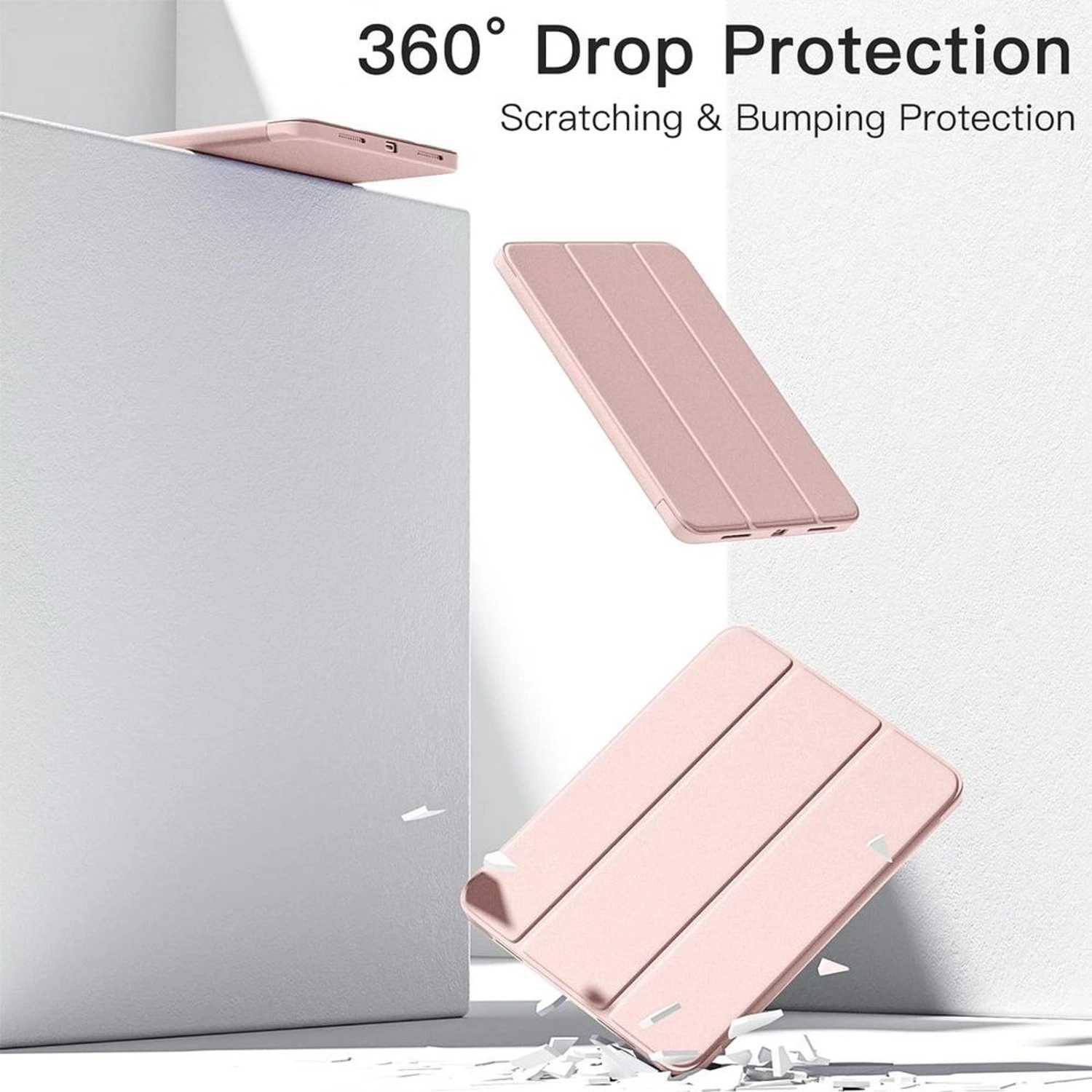 Trifold Stand Case with Pencil Holder for iPad 10.9-inch (10th Gen)