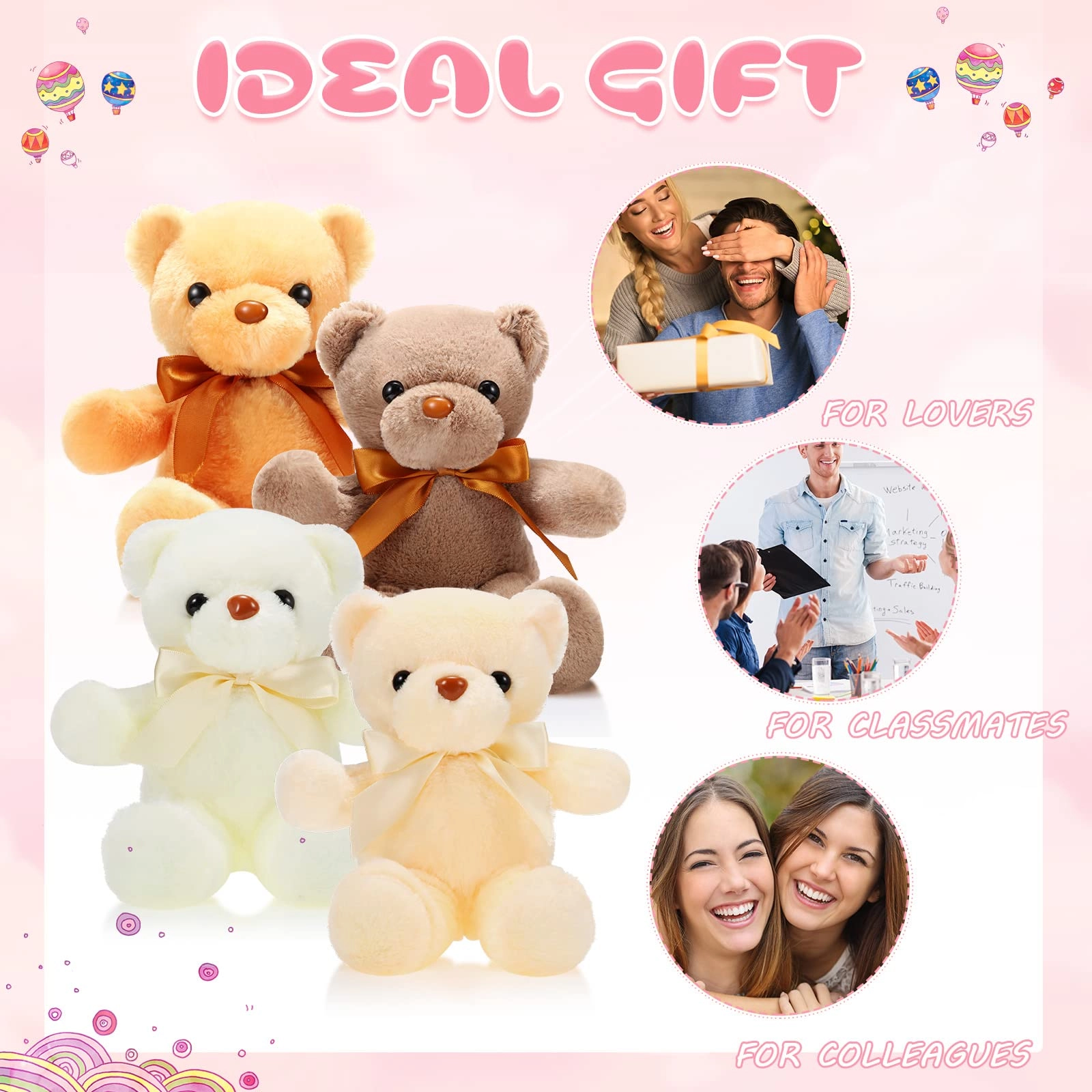 Teddy Bears - 10 Pcs 12 Inch