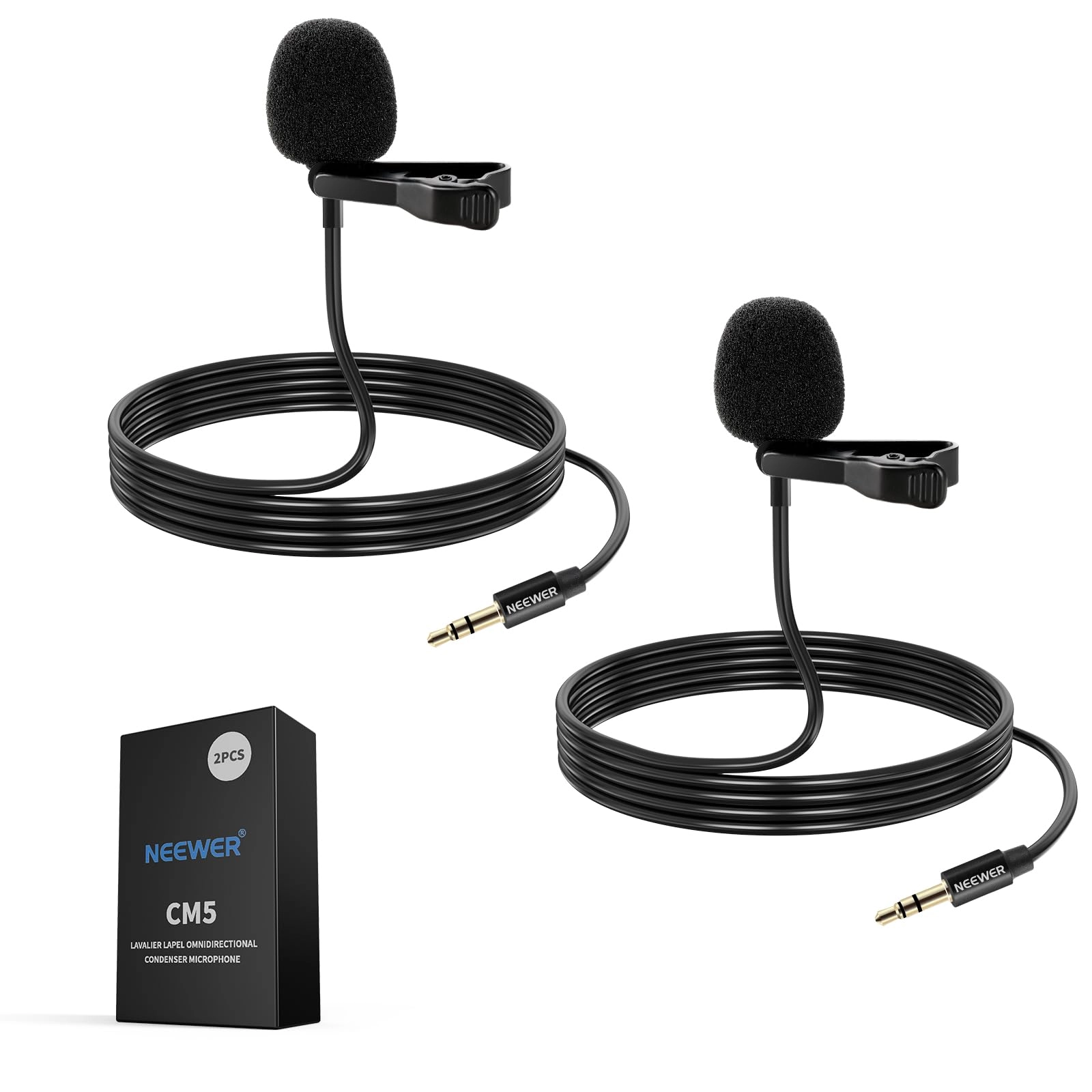 Neewer CM5 3.5mm-Mini-Jack Microphone Pack