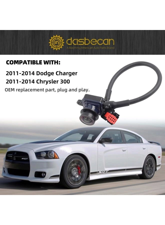 Backup Camera - Compatible with 2011-2014 Dodge Charger Chrysler 300 170 ° view IP67 waterproof
