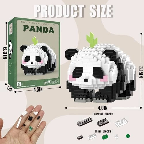Mini Building Blocks - Panda 606 pcs