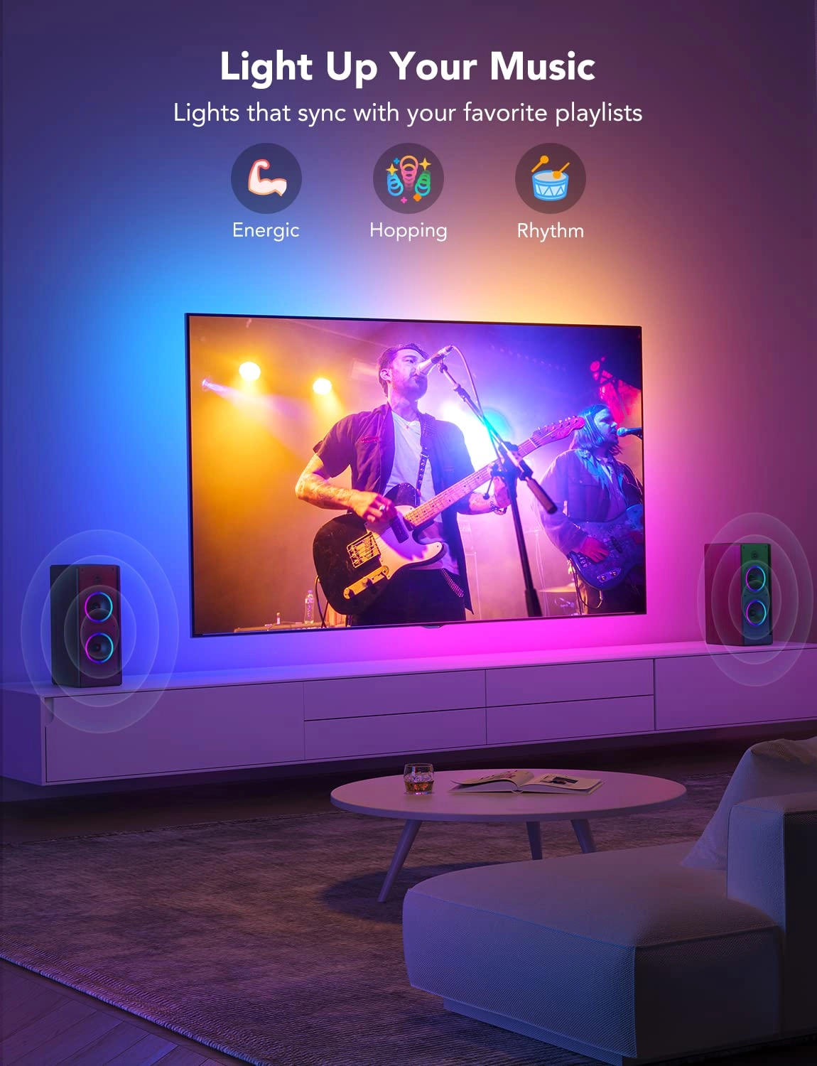 TV LED Backlight - 12.5 Feet