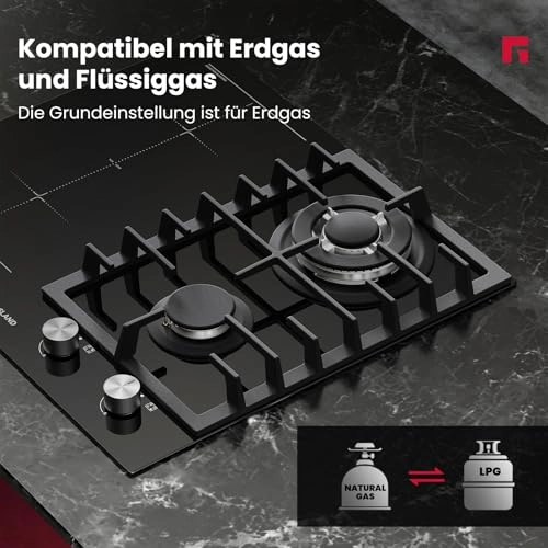 GIH604BF Gas + Induction hob