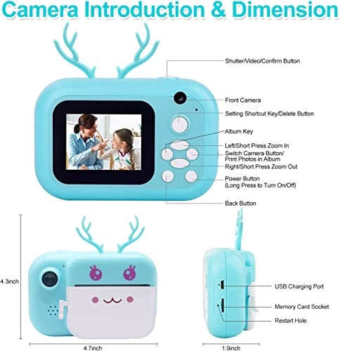 48MP-KIDCAMERA - 40MP 1080P 2.4 inch