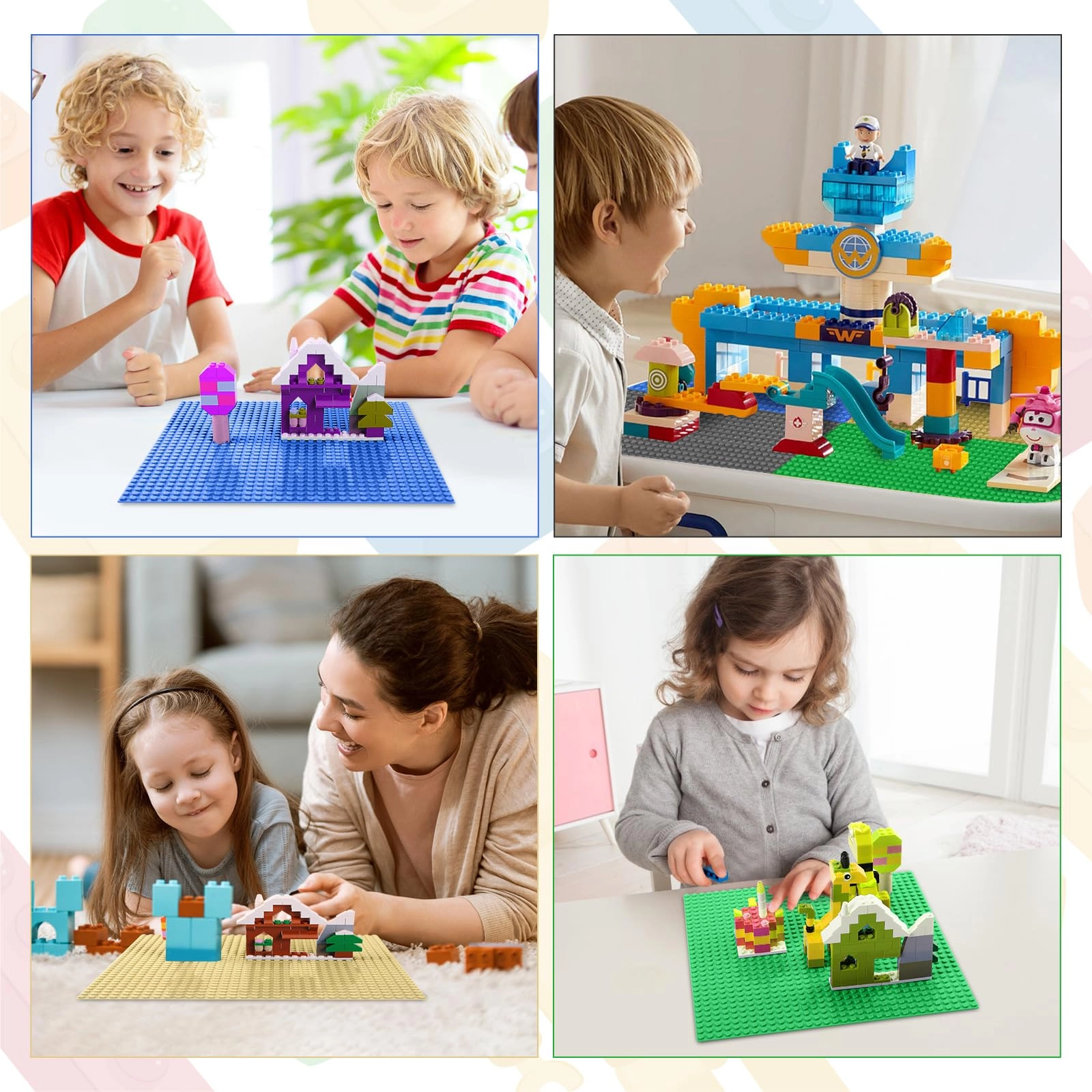 Classic Baseplates - 12pcs