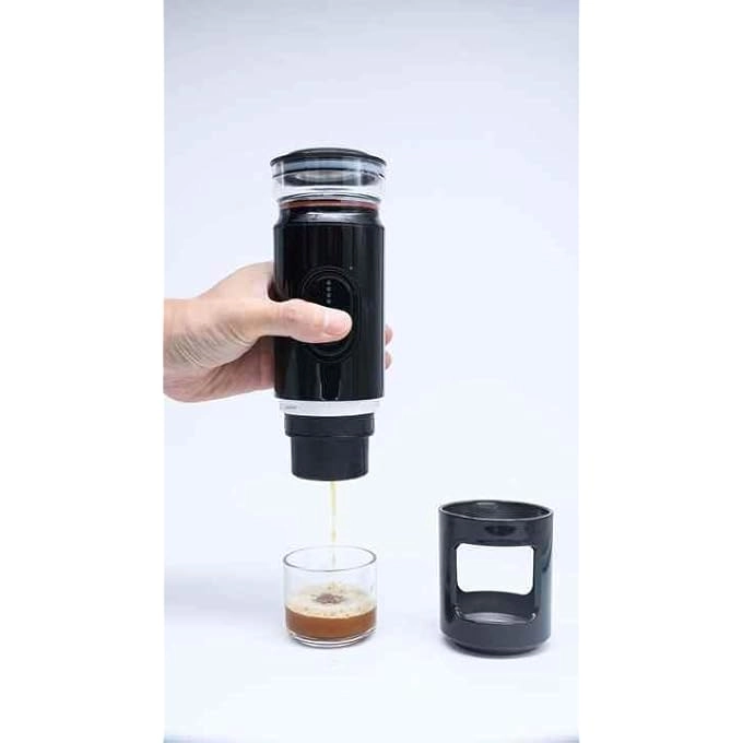 Mini Espresso Travel Coffee Maker - 18 Bar Pressure
