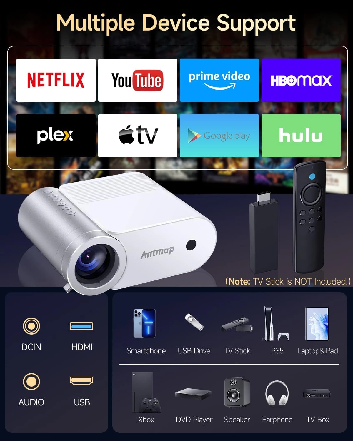 VF320 200 ANSI Lumens 1280 x 720