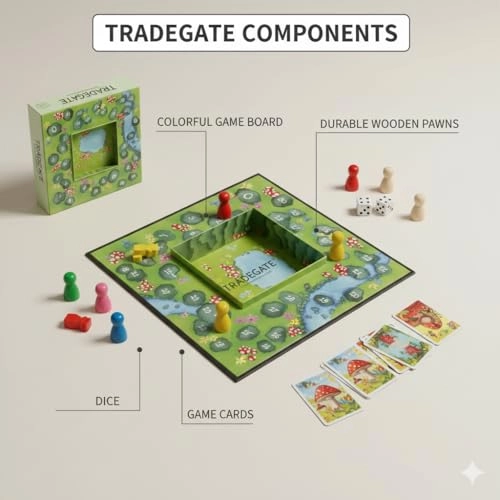 Adventure Board Game - Family Multiplayer Number Cards