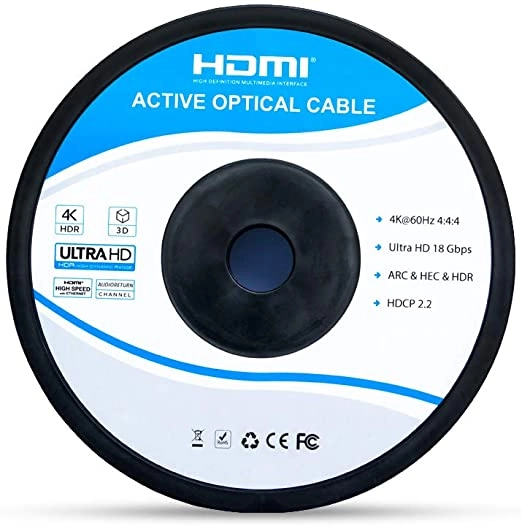 Hero Computer LLC Aoc Fibre HDMI To HDMI 2.0V - 20M with Ethernet