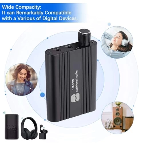 Headphone Amplifier - 3.5mm 1000mAh