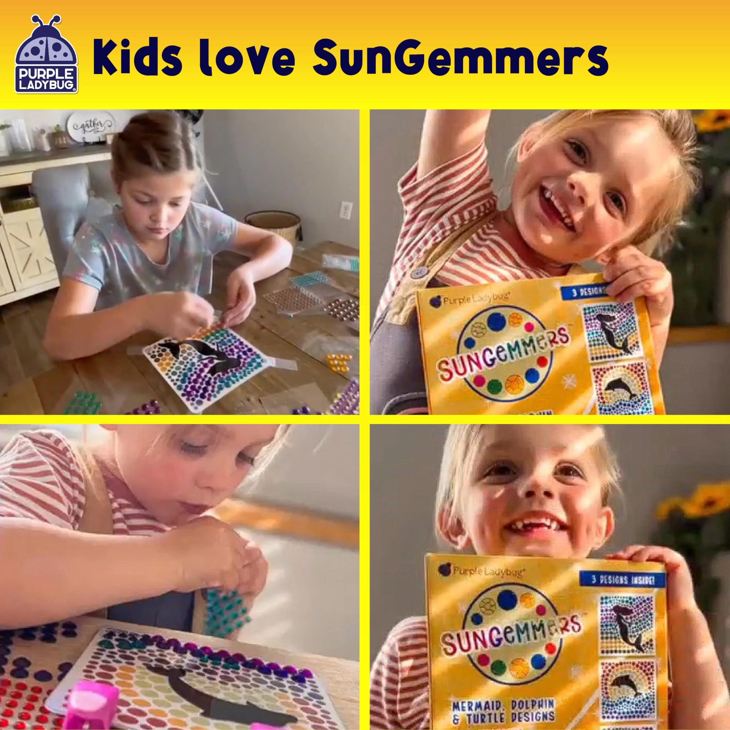 SunGemmers - Mermaid, Dolphin, & Turtle 3 piece(s)