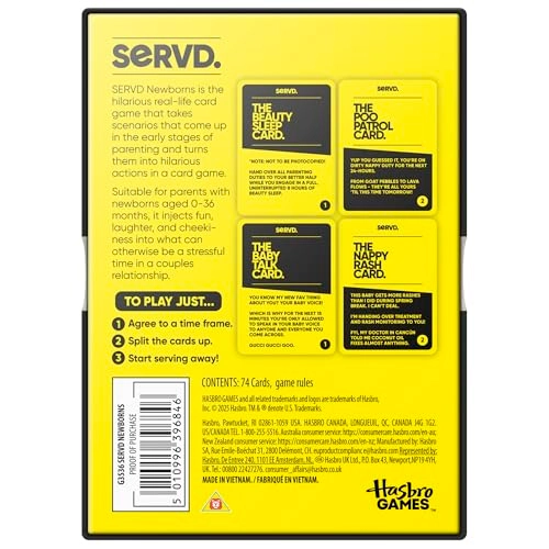SERVD Newborn Parents Edition - Card Game