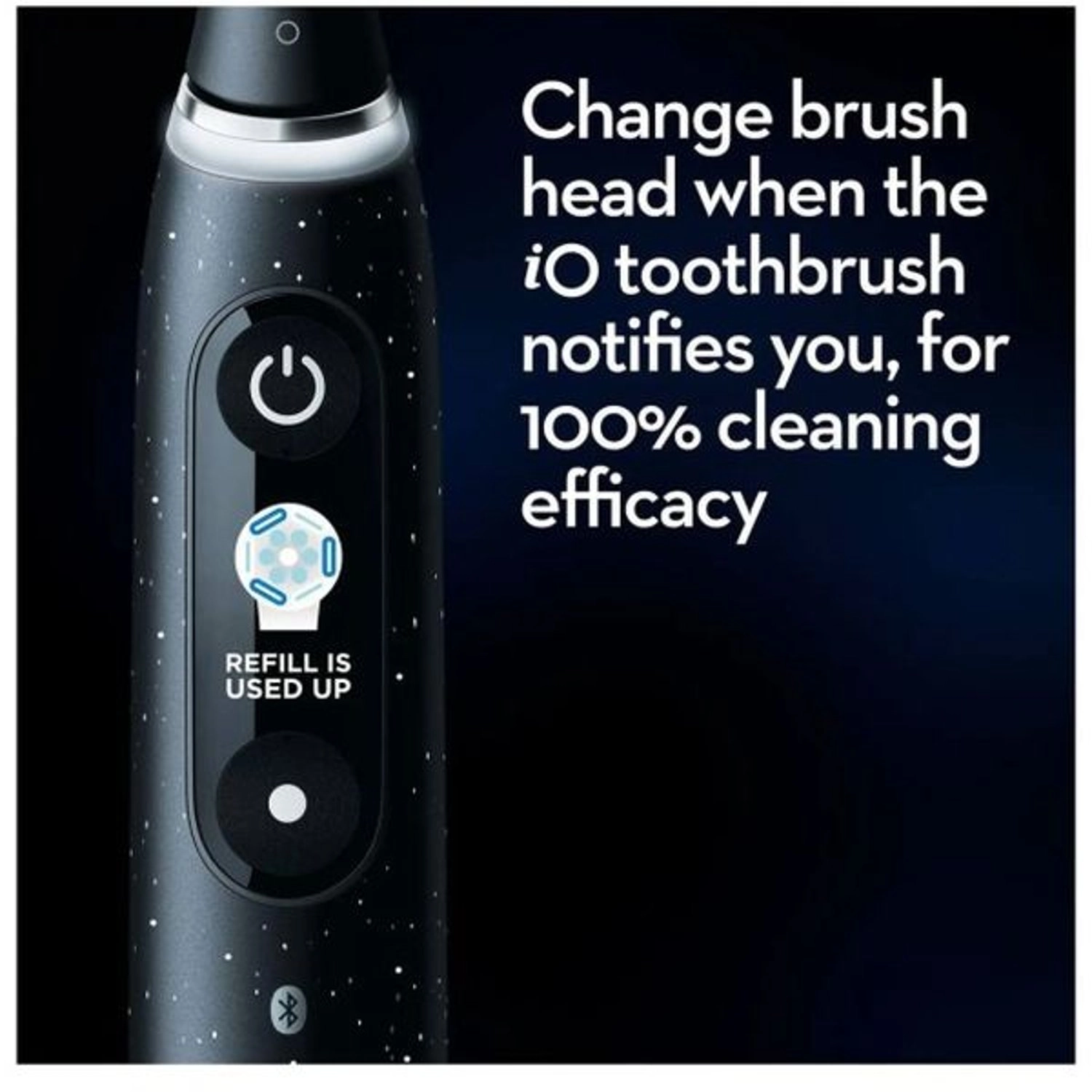 iOM10.2B4.2AD - Electric Toothbrush Cosmic Black