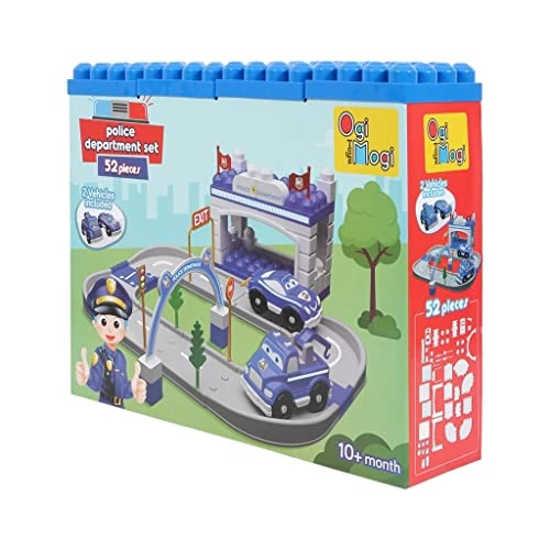 Police Car Set - 52 pcs