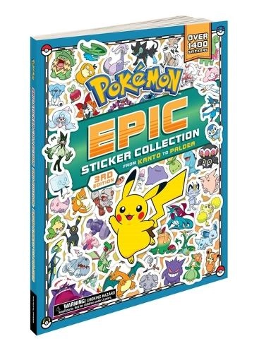 Pikachu Press From Kanto To Paldea Sticker Book 1400 pcs