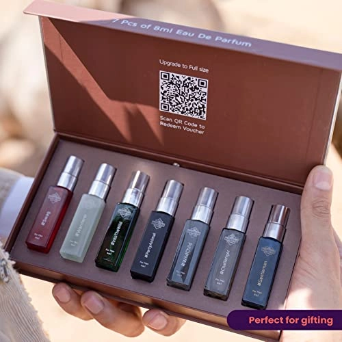 Complete Fragrance Gift Set For Men - Fresh, Woody, Spicy, Musk 7