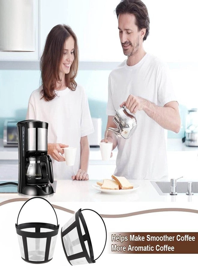 Reusable Coffee Filter Baskets - 4-Pack White Small