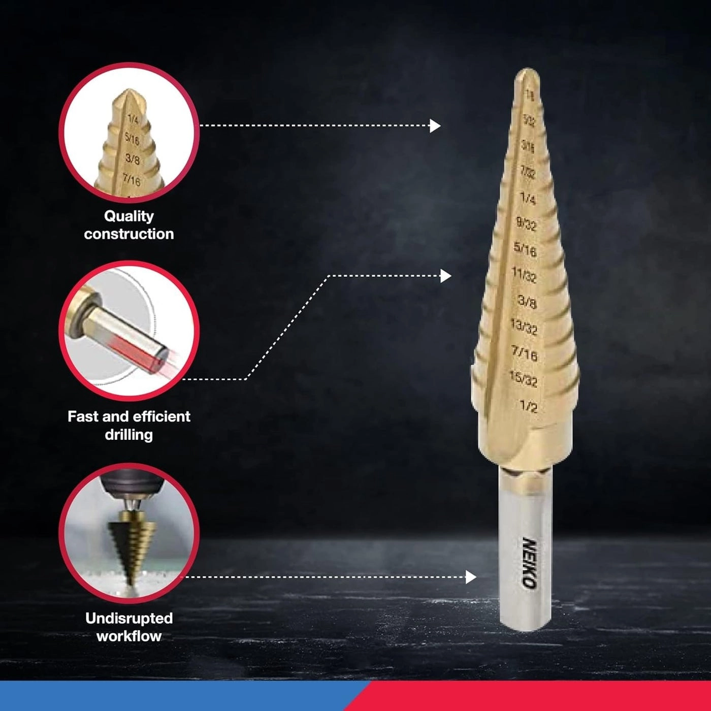 10193A - TITANIUM COATED HSS three