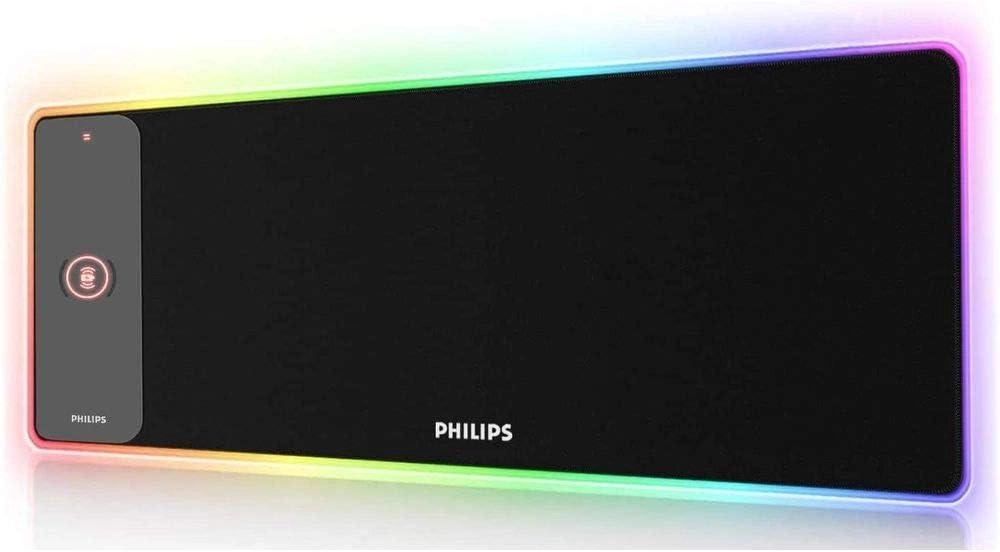 L604 Large Rubber RGB Wireless Charging Mouse Pad