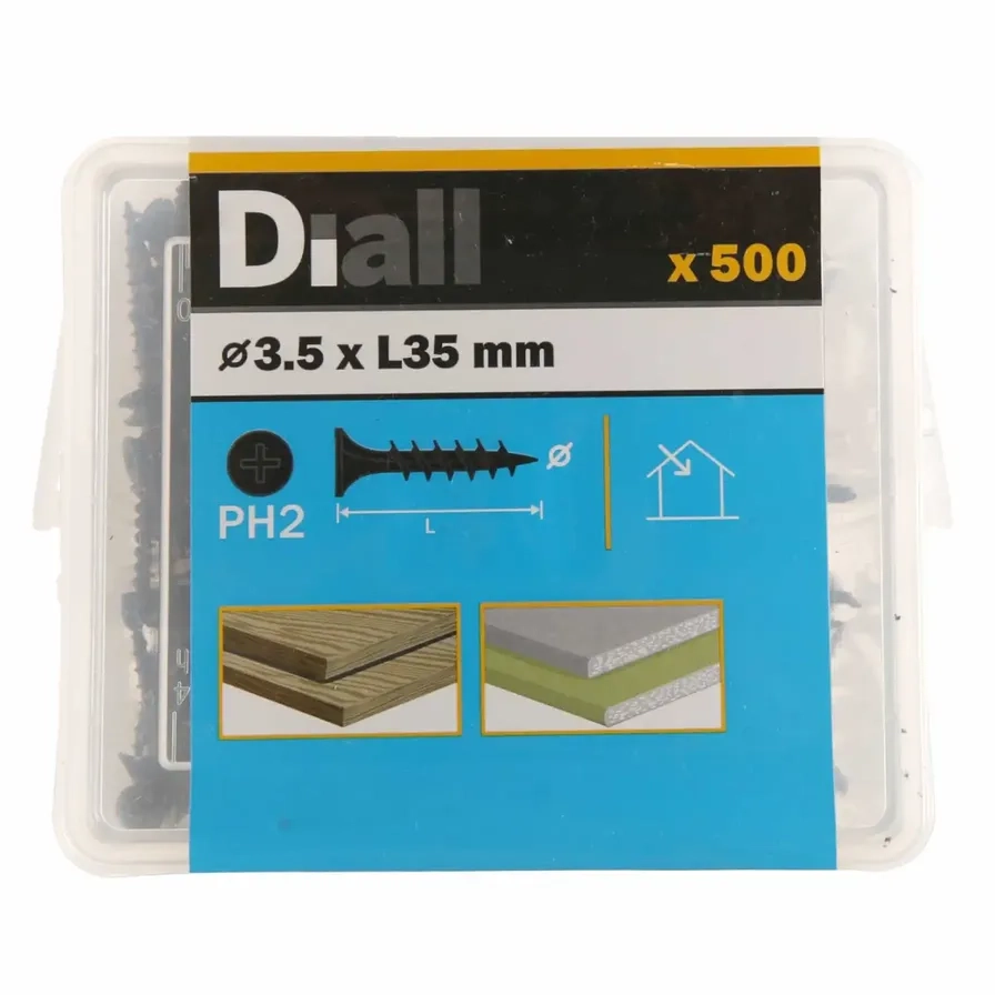 Carbon Steel Coarse Plasterboard Screw Pack 3.5mm 35mm