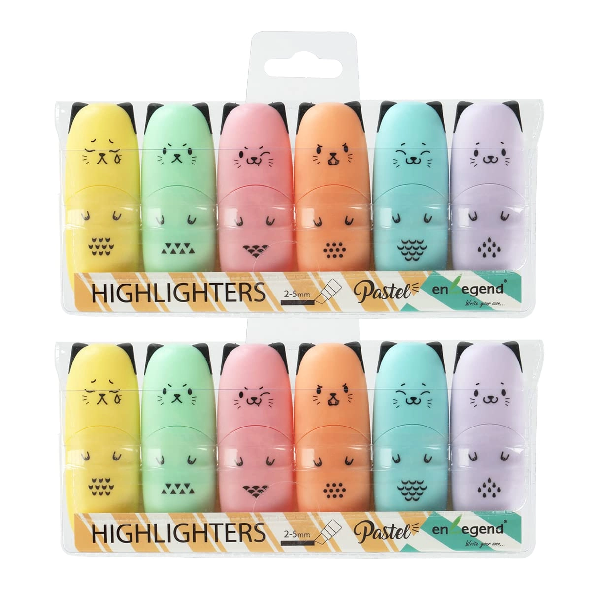 Highlighter Pen - Multicolored Chisel