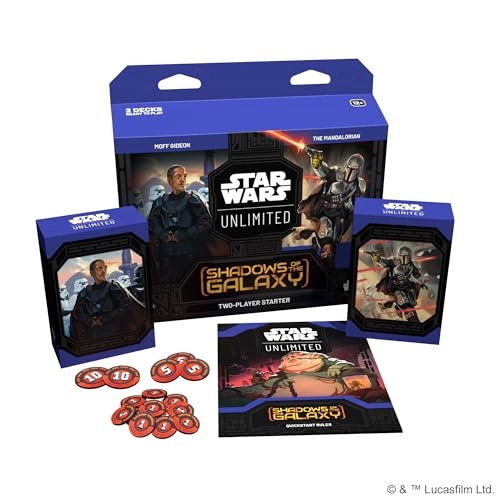 Star Wars: Unlimited Shadows of The Galaxy Starter Set - Trading Card Game