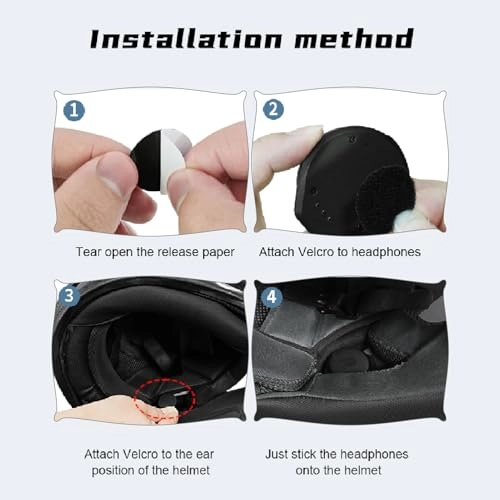 Motorcycle Helmet Headphones - Wireless