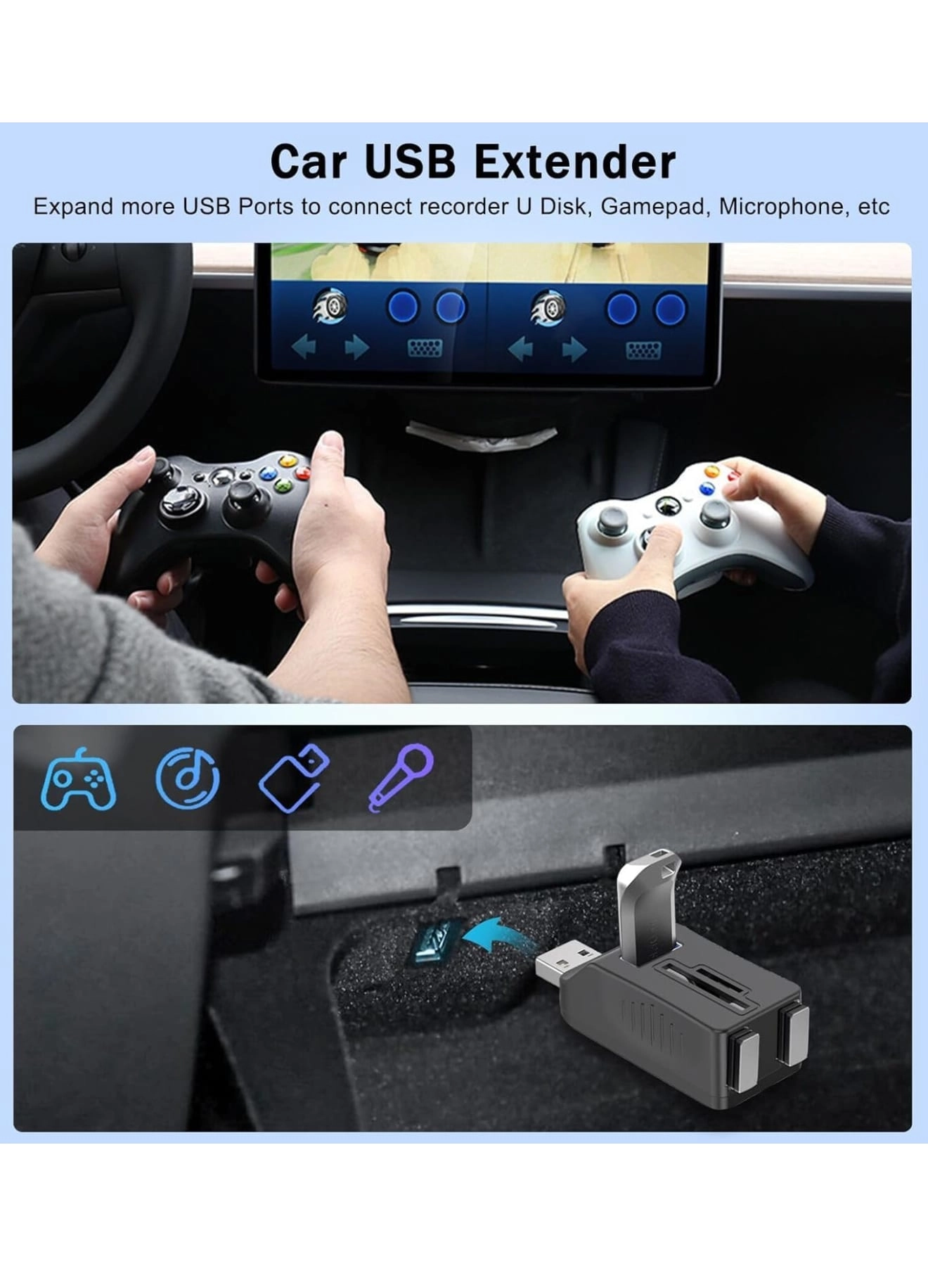 USB C USB HUB - USB 3.2 GEN 2 10G UHS-II SD Card Reader 3 USB A Ports