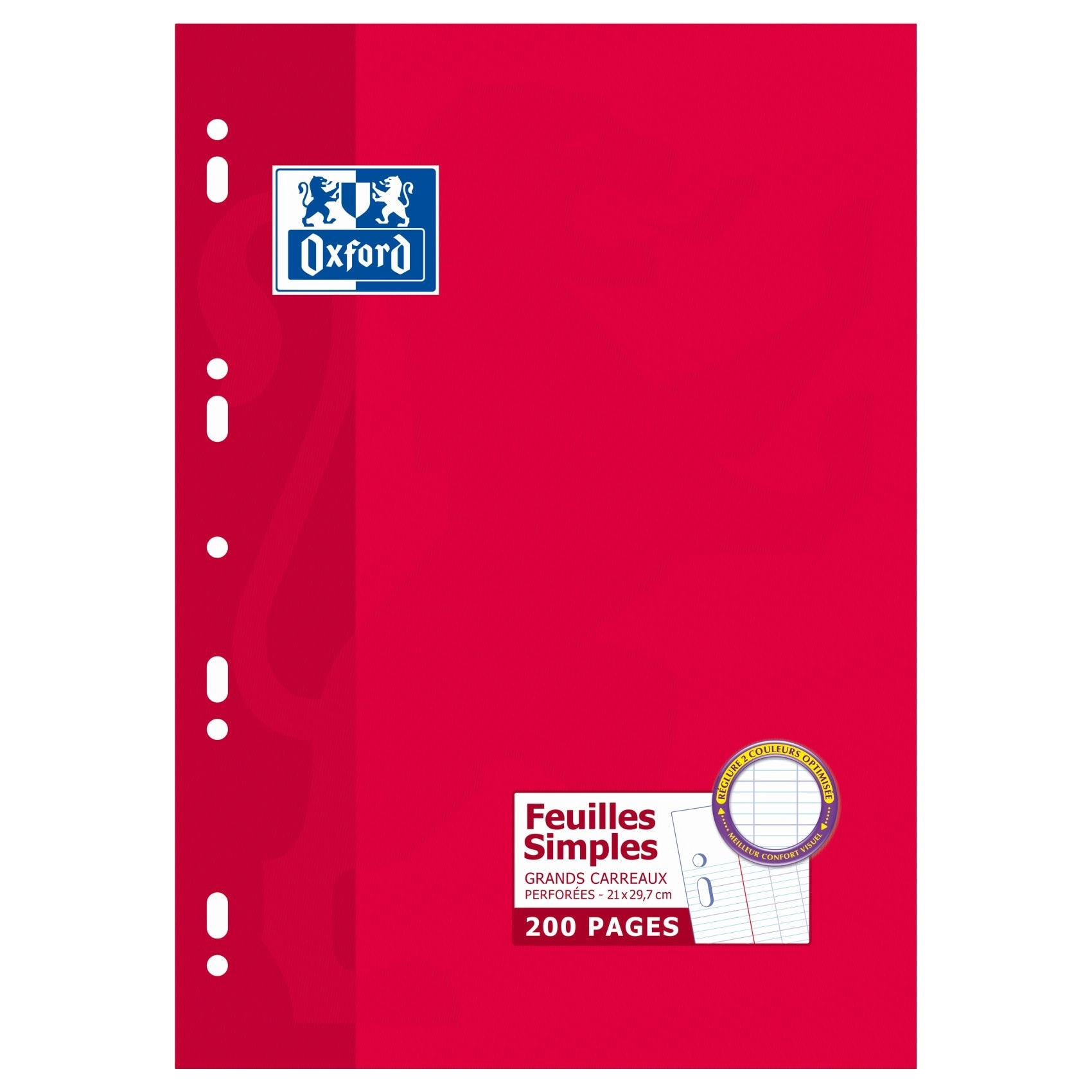 Elba Feuilles Simples Perforees Notebook A4 - 200 Pages