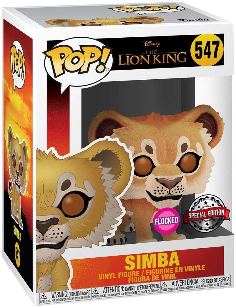 FUNKO Simba Vinyl Figure - Flocked BoxLunch Exclusive