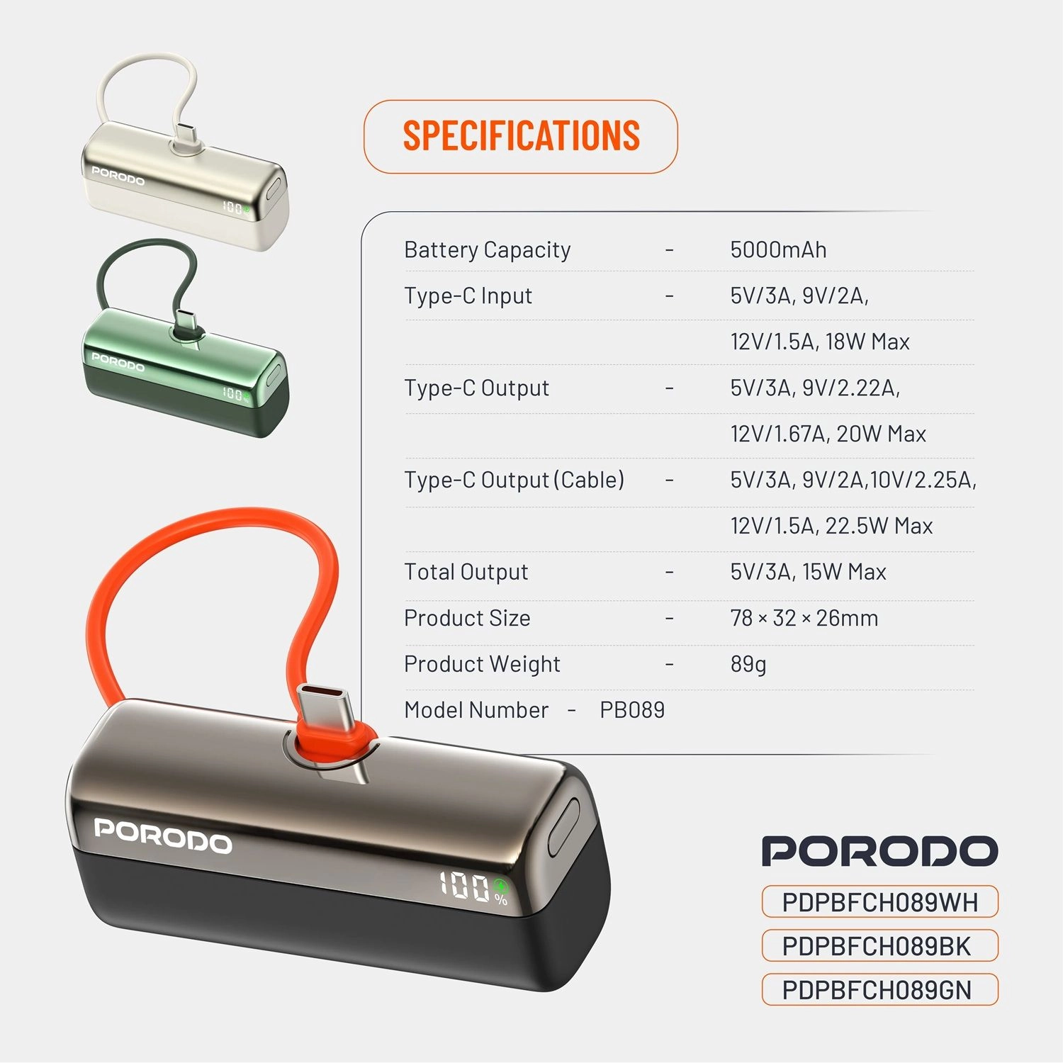 Pocket Volt - 5000mAh 15W