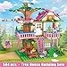 Tree House Building Set - Girls 504 pcs Forest