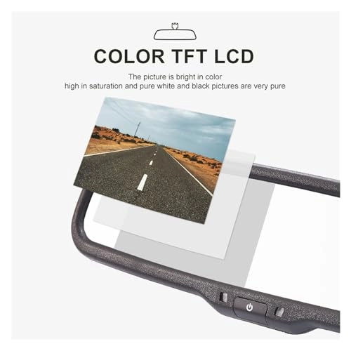 Rear View Camera - 4.3 Inch LCD Mirror Monitor