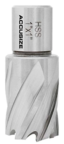 Annular Cutter - 1'' Diameter 1'' Depth 3/4'' Weldon Shank