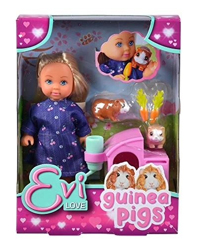 Evi Love Toy Doll - 12 cm Two Guinea Pigs Ages 3+