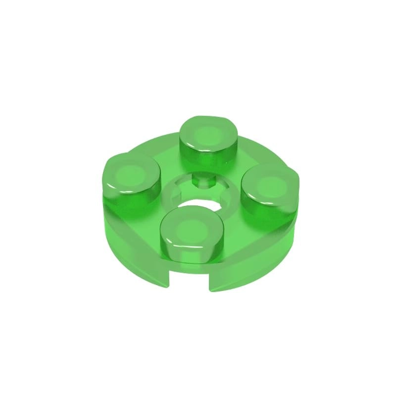 GDS-609 Plate Round 2x2 with Axle Hole Type 1 - 50pcs