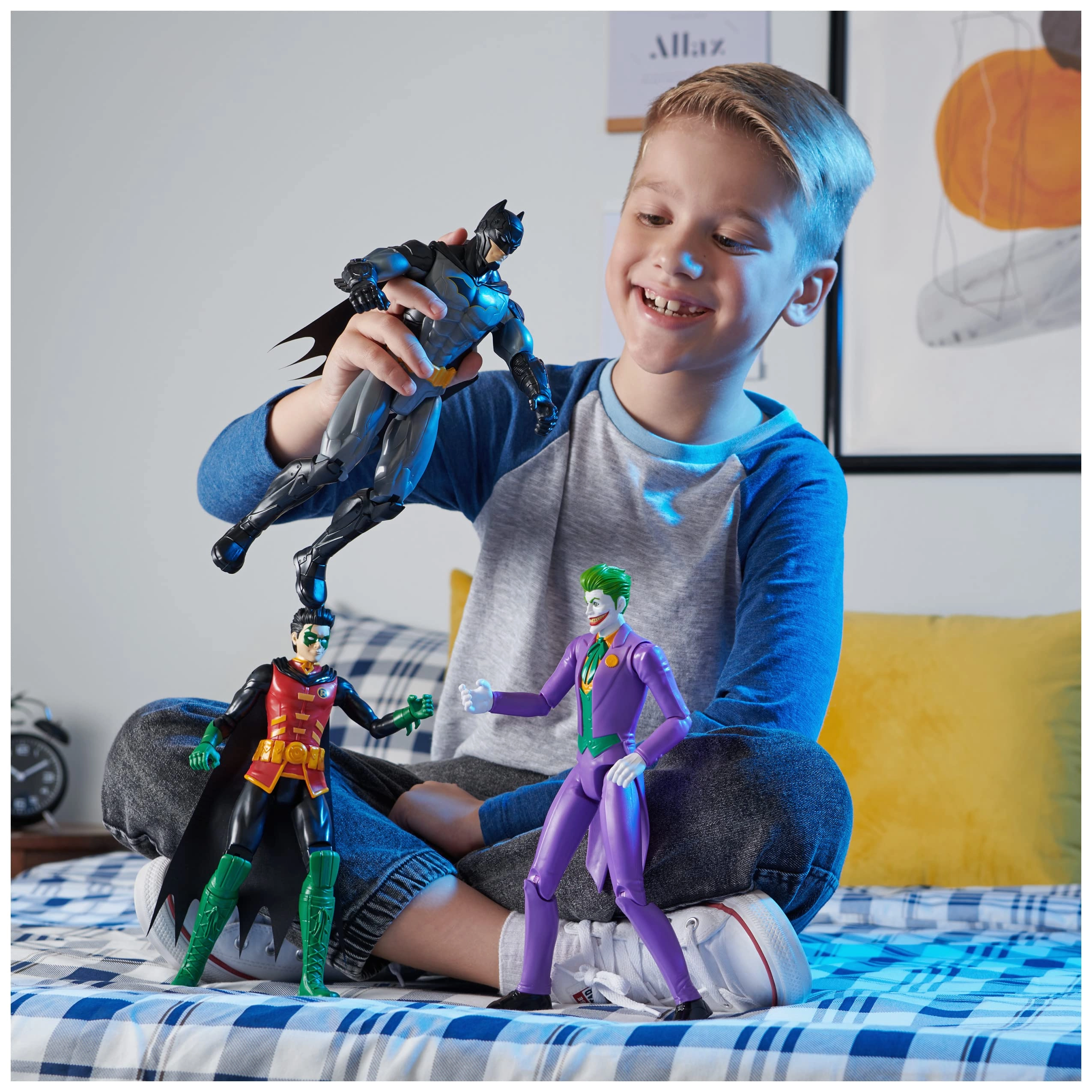 Batman - 30 cm + Robin + Joker - DC Comics