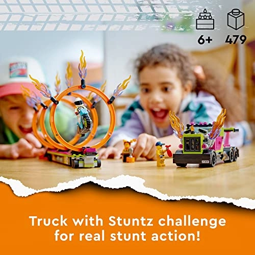 City Stunt Truck and Ring of Fire Challenge (60357)
