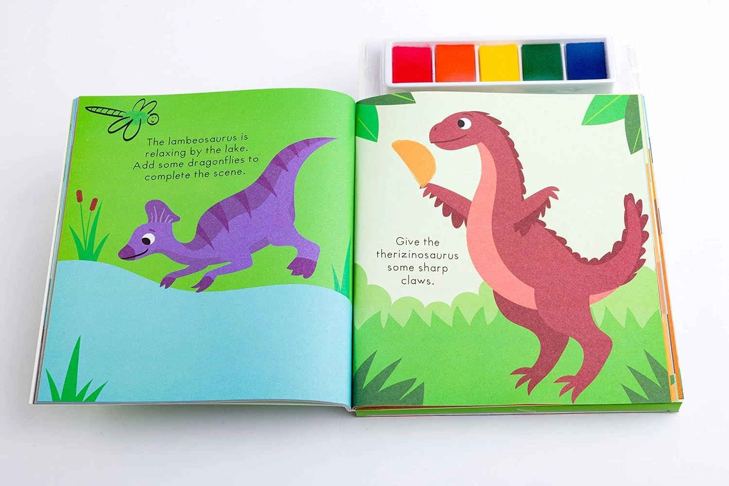 Dinosaurs Finger Prints Kit - 3-6 Years