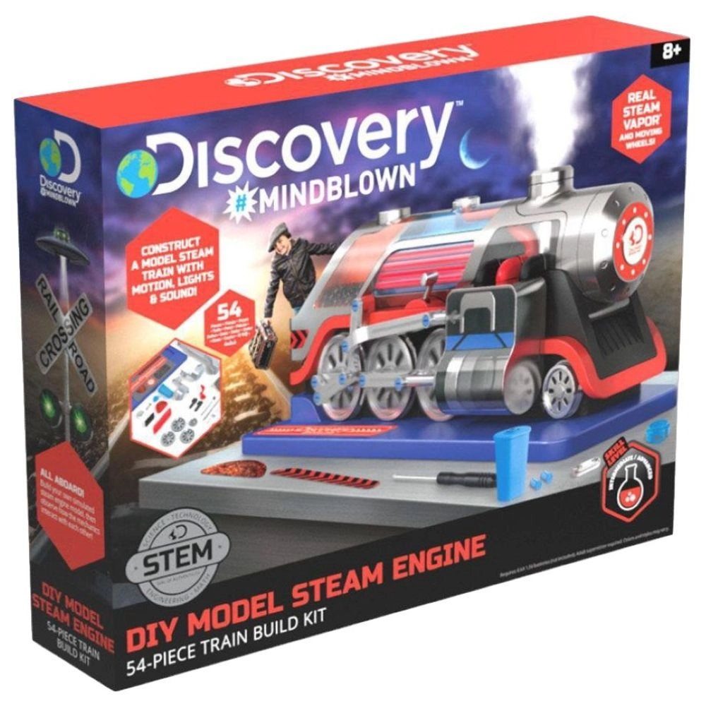 DISCOVERY MINDBLOWN DIY Steam Engine - 8 years+ 54 pieces