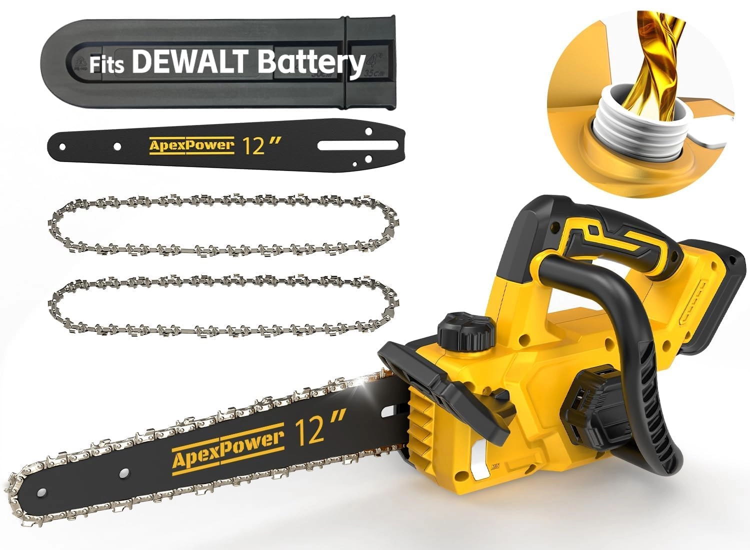 Brushless Electric Chainsaw - 800 Watts