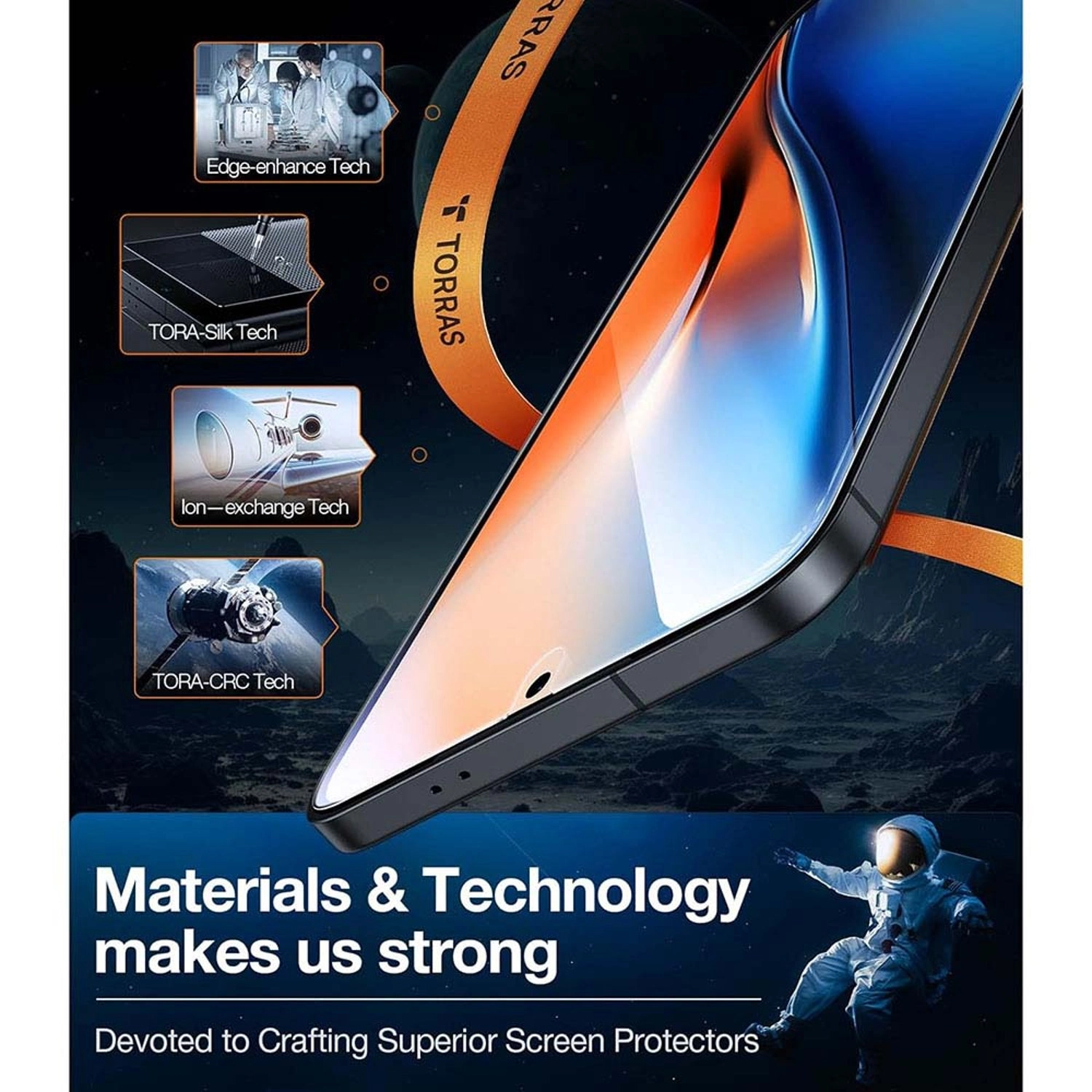 HD Clear Tempered Glass Screen Protector for Samsung Galaxy S24 Plus