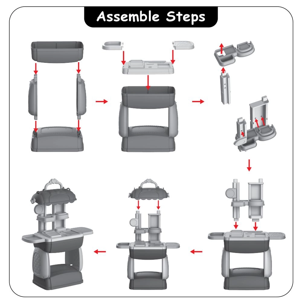 Role Play Beautician Toy Set Satchel - 21 pcs (SBF-LS_RPST_HSPU)