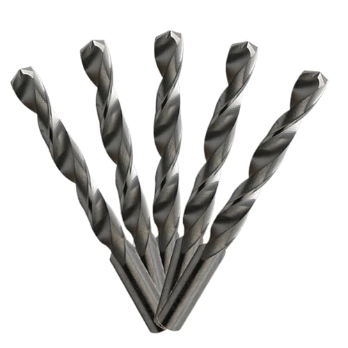 Long Twist Drill Bits M35 - 5 Pieces 1 mm to 5.8 mm
