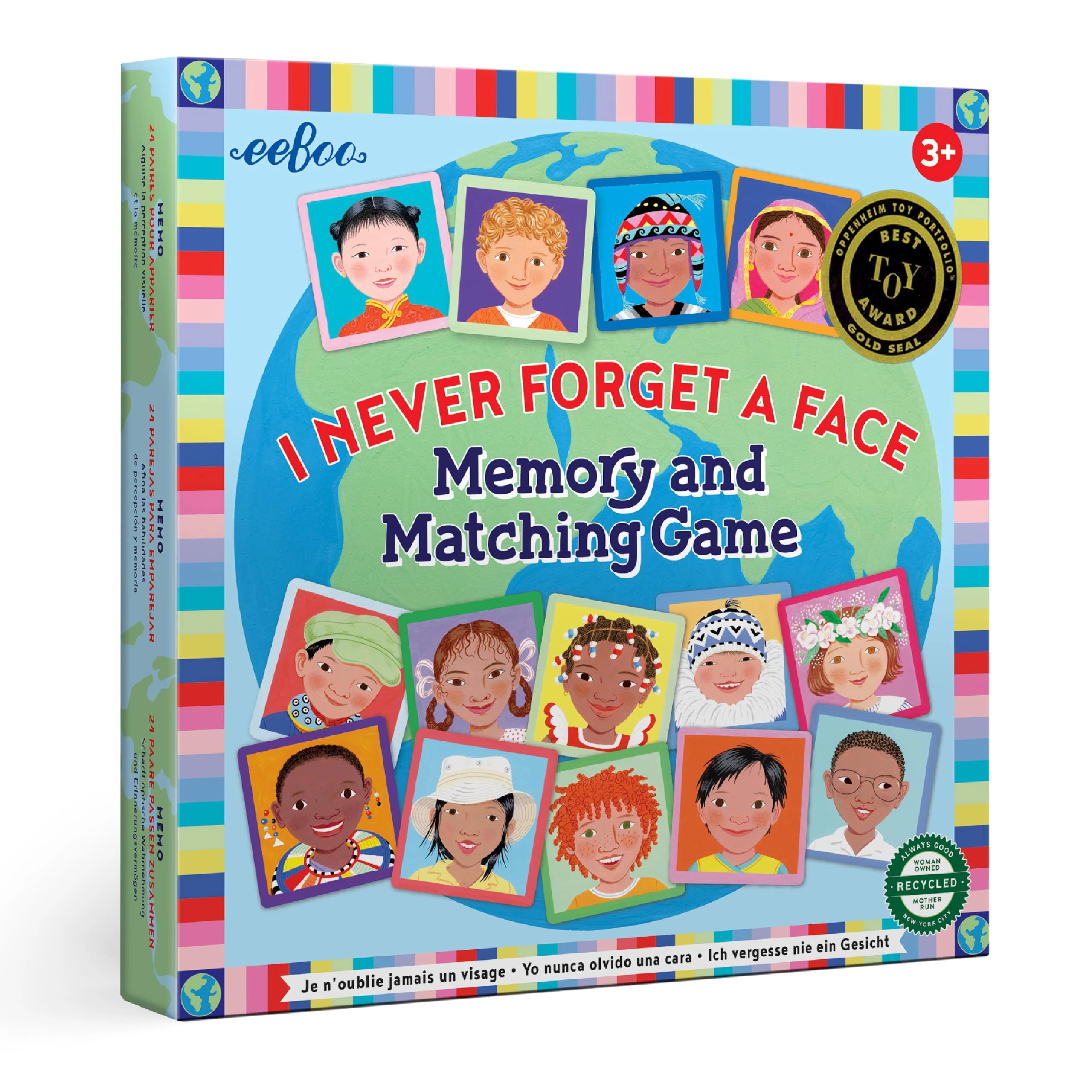 eeBoo I Never Forget a Face - 3 and up 24 Pairs pieces