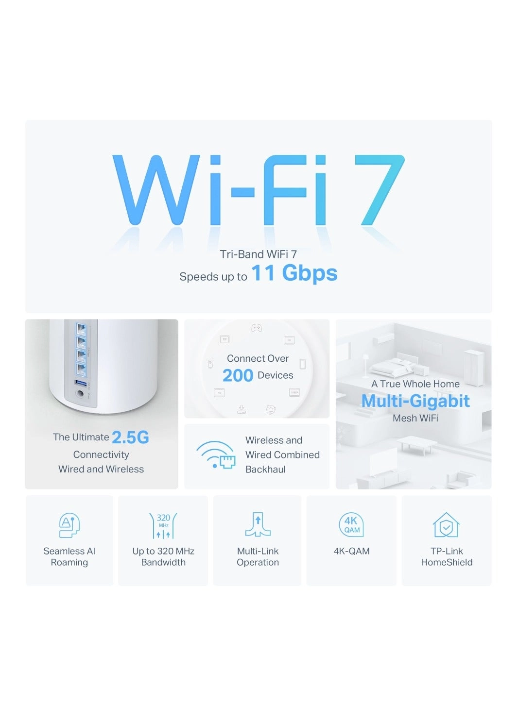 Deco BE65 - WiFi 7 3 Pack