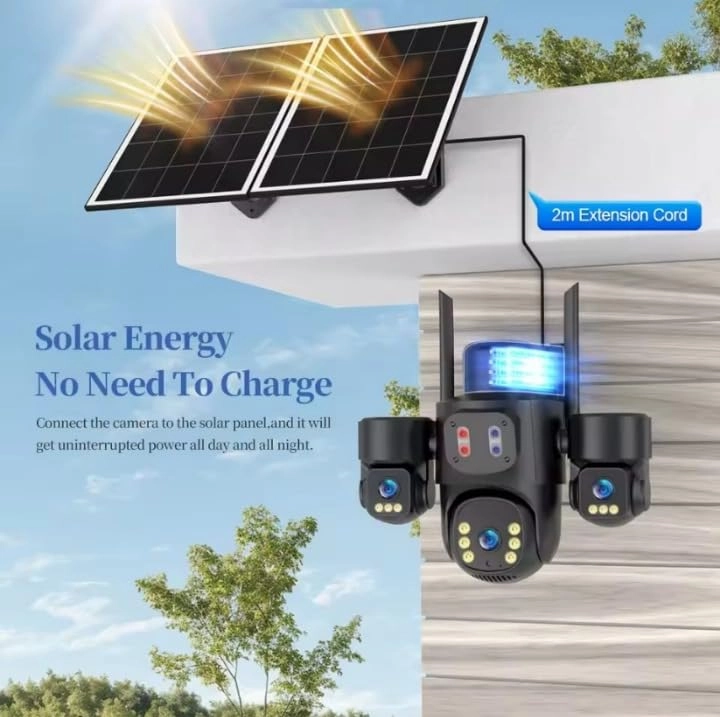 Solar Powered Surveillance Camera 4k