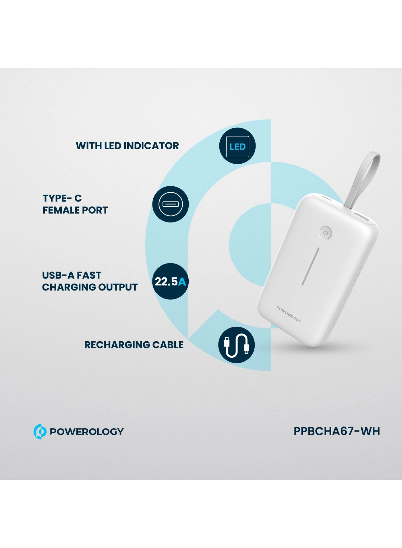 PPBCHA67-BK - 20000mAh PD30W